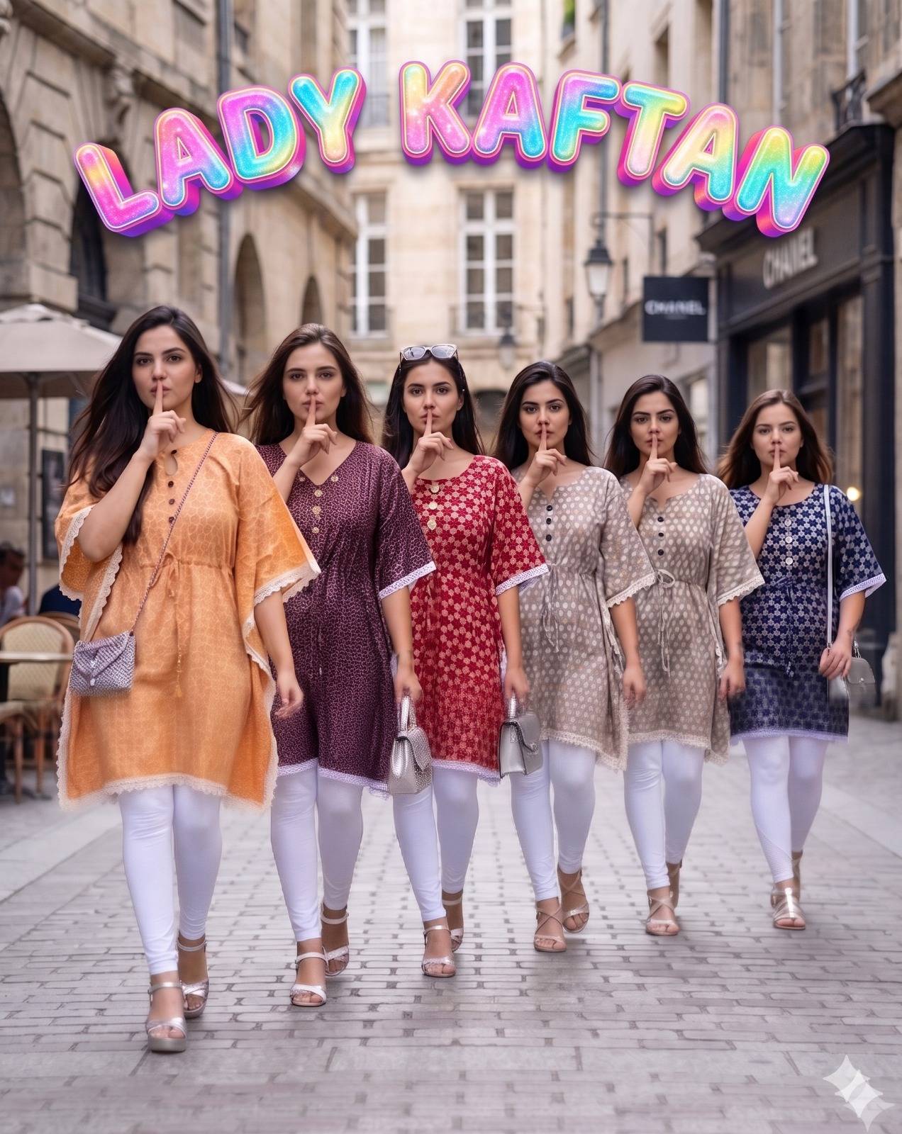  LADY  KAFTAN By Kaamiri 01 To 08 Series Beautiful Festive Suits Colorful Stylish MUSLIN Kaftan At Wholesale Price
